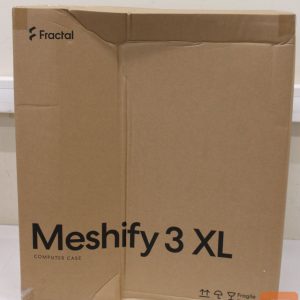 Kompiuterio dėžė Fractal Design  SALE OUT.  Meshify 3 XL Black RGB TG Light Tint | SALE OUT. SALE OUT.  Meshify 3 XL | Black RGB TG Light Tint | Mid-Tower | DAMAGED PACKAGING | ATX 
