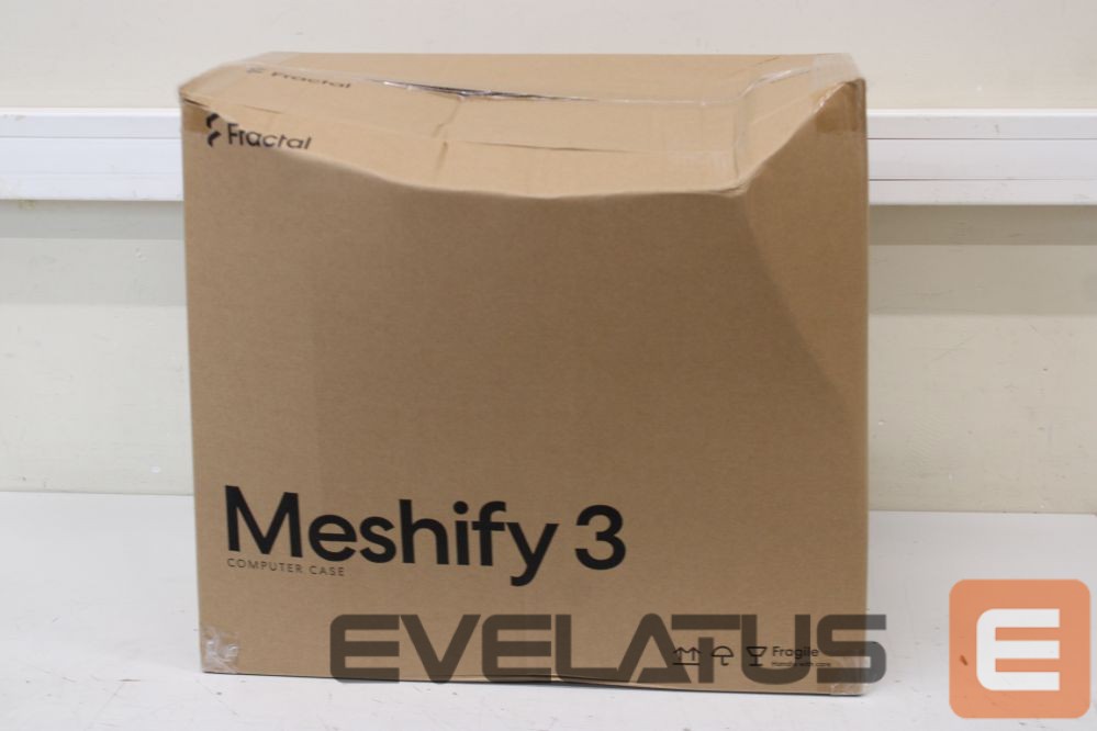 Kompiuterio dėžė Fractal Design SALE OUT. Meshify 3 Ambience Pro RGB Black TG | SALE OUT. SALE OUT. Meshify 3 | Ambience Pro RGB Black TG Light Tint | ATX | DAMAGED PACKAGING, DAMAGED PAINT ON TOP