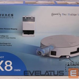 Dulkių siurblys Ecovacs  SALE OUT.  DEEBOT X8 OMNI Vacuum cleaner, Robot, Wet&Dry, 18000Pa, TruEdge 2.0, AIVI 3D 3.0, YIKO-GPT, White+Auto-empty station |  Robotic Vacuum Cleaner | DEEBOT X8 OMNI | Wet&Dry | Lithium-Ion | 5200 mAh | Dust capacity 0.22 L | 18000 Pa | White | USED, MISSING INNER PACKAGE, SCRATCHED, DIRTY | 24 month(s) 