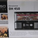 Kiti smulkūs buitiniai prietaisai Caso  SALE OUT.  Food Dehydrator | DH 450 | Power 370-450 W | Number of trays 5 | Temperature control | Integrated timer | Black/Stainless Steel | DAMAGED PACKAGING, SCRATCHED  AND DENT ITEM TOP, MISSING INNER PACKAGING 