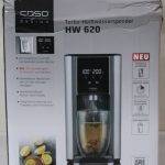 Virdulys Caso  SALE OUT.  Turbo hot water dispenser | HW 620 | Water Dispenser | 2600 W | 2.5 L | Plastic/Stainless Steel | Black/Stainless Steel | DAMAGED  PACKAGING 