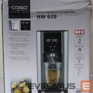 Virdulys Caso  SALE OUT.  Turbo hot water dispenser | HW 620 | Water Dispenser | 2600 W | 2.5 L | Plastic/Stainless Steel | Black/Stainless Steel | DAMAGED  PACKAGING 