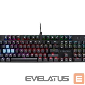 Kompiuterio klaviatūra Acer  Predator Aethon 303 | Keyboard | Wired | US | Kailh Blue | Black | Retail Pack 