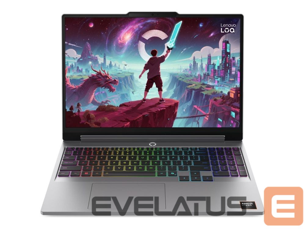 Nešiojamas kompiuteris Lenovo LOQ 15AHP11 15.3 WUXGA AMD R7 250/16GB/1TB/NVIDIA GF RTX 5060 8GB/WIN11 Home/ENG Backlit kbd/Luna Grey/2Y Warranty | LOQ Essential 15ARP11 | Luna Grey | 15.6 " | IPS | FHD | 1920 x 1080 pixels | 144 Hz | Anti-glare | AMD Ryzen 7 | 170 | 16 GB | SODIMM DDR5 | NVIDIA GeForce RTX 5060 | GDDR7 | 8 GB | Windows 11 Home | 802.11ax | Bluetooth version 5.2 | Keyboard language US international | Keyboard backlit | Warranty 24 month(s) | Battery warranty 12 month(s)