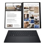 Nešiojamas kompiuteris Asus  | Zenbook Duo UX8406CA-QL287W | Inkwell Gray | 14 " | OLED | Touchscreen | FHD | 1920 x 1200 pixels | Intel Core Ultra 7 | 255H | 16 GB | LPDDR5X | Solid-state drive capacity 1000 GB | Intel Arc Graphics | Windows 11 Home | 802.11be | Bluetooth version 5.4 | Keyboard language US international | Keyboard backlit | Warranty 24 month(s) | Battery warranty 12 month(s) 