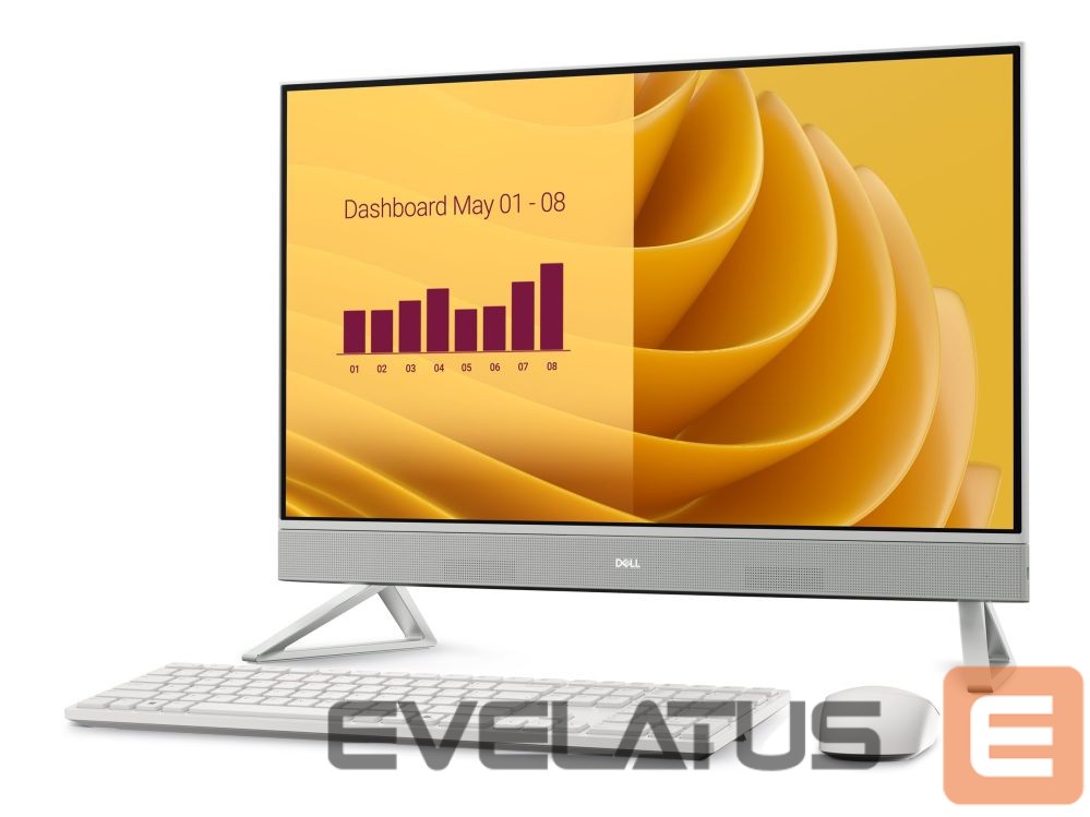 Asmeninis kompiuteris Dell EC27250 | Desktop | AIO | 27 " | Intel Core 7 | 150U | 32 GB | DDR5 | 2000 GB | Intel Graphics | US International | Windows 11 Pro | Warranty 36 month(s)
