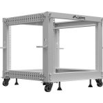 Kitos prekės Lanberg  Open Rack 19" 9U, adjustable | OR01-6109-S | 65.7 x 60 x 57.7 cm | Gray 