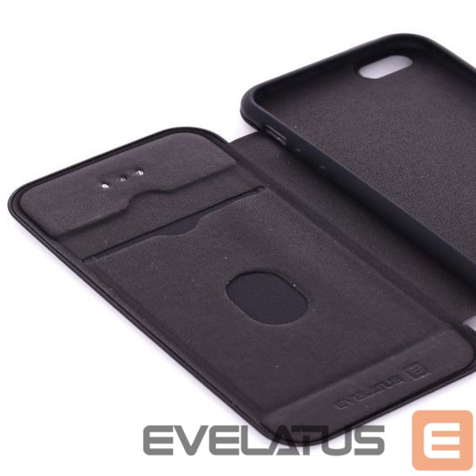 Knygos tipo dėklas dėklai Evelatus Apple iPhone 5/5s/SE Book Case Black