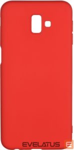 Nugarėlės dėklai Evelatus Samsung J6 Plus Silicone Case Red