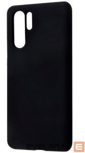 Nugarėlės dėklai Evelatus Huawei P30 Pro Premium Soft Touch Silicone Case Black