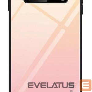 Nugarėlės dėklai Evelatus Samsung Galaxy J4 Plus 2018 Gradient Glass Case 1 Mild Melon