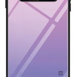 Nugarėlės dėklai Evelatus Samsung Galaxy J4 Plus 2018 Gradient Glass Case 2 Bubble Gum