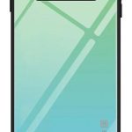 Nugarėlės dėklai Evelatus Samsung Galaxy J4 Plus 2018 Gradient Glass Case 6 Lagoon