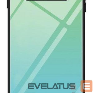 Nugarėlės dėklai Evelatus Samsung Galaxy J4 Plus 2018 Gradient Glass Case 6 Lagoon