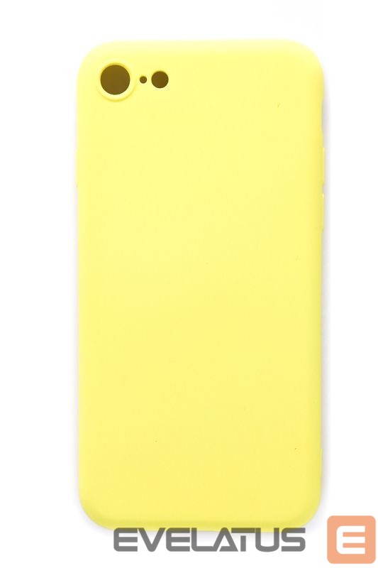 Nugarėlės dėklai Evelatus Apple iPhone 7/8 Nano Silicone Case Soft Touch TPU Yellow