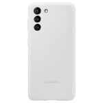 Nugarėlės dėklai Samsung  Galaxy S21 Plus Silicone Cover Light Gray