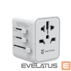 Adapteriai Tactical  PTP Travel 12W Adapter White