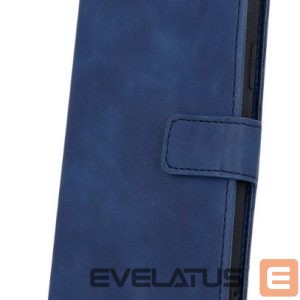 Knygos tipo dėklas dėklai iLike Samsung Galaxy A54 5G Smart Velvet case Navy Blue