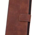 Knygos tipo dėklas dėklai iLike Samsung Galaxy A54 5G Smart Velvet case Brown