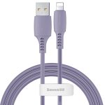 Kabelis Baseus - Yiven Cable USB to Lightning 2.4A 1.8M Blue Purple