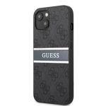 Nugarėlės dėklai Guess Apple iPhone 13 Mini Printed Stripe Case Grey