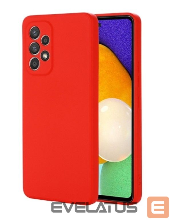 Nugarėlės dėklai iLike Samsung Galaxy A53 5G (A536U) Soft feeling silicone case Red