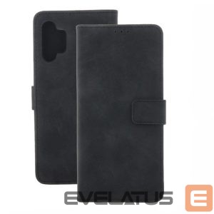 Knygos tipo dėklas dėklai iLike Samsung Galaxy A05s Smart Velvet case book Black