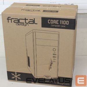 Kompiuterio dėžė Fractal Design  SALE OUT.  Core 1100, Black  CORE 1100 Black, Micro ATX, DAMAGED PACKAGING, Power supply included No 