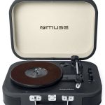 Įrašų grotuvai Muse  Turntable Stereo System MT-201 DG USB port, AUX in, 2x5 W, Black/Cream 