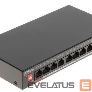 Jungikliai DAHUA  Switch||PFS3010-8ET-96-V2|Desktop/pedestal|PoE ports 8|96 Watts|DH-PFS3010-8ET-96-V2 