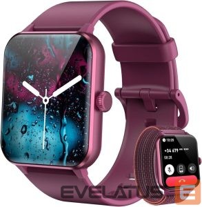 Išmanusis laikrodis Blackview  Smart watch R50 CLARNET 44.46 MM, HEART RATE MONITOR Red