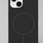 Nugarėlės dėklai iLike Apple iPhone 12 / 12 Pro Soft Touch Silicone case With Magnetic Black