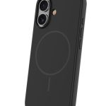 Nugarėlės dėklai iLike Apple iPhone 16 Soft Touch Silicone case With Magnetic Black