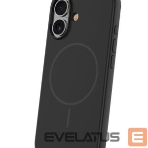 Nugarėlės dėklai iLike Apple iPhone 16 Soft Touch Silicone case With Magnetic Black