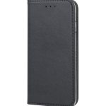 Knygos tipo dėklas dėklai iLike Xiaomi Redmi Note 14 Pro 4G (Global) Smart Magnetic case Black