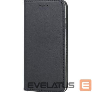 Knygos tipo dėklas dėklai iLike Xiaomi Redmi Note 14 Pro 4G (Global) Smart Magnetic case Black