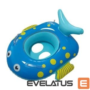 Kitas produktas IVY  Baby Float Seat 61×59×28cm Inflatable Swim Ring in Fish Shape with Handle Support 