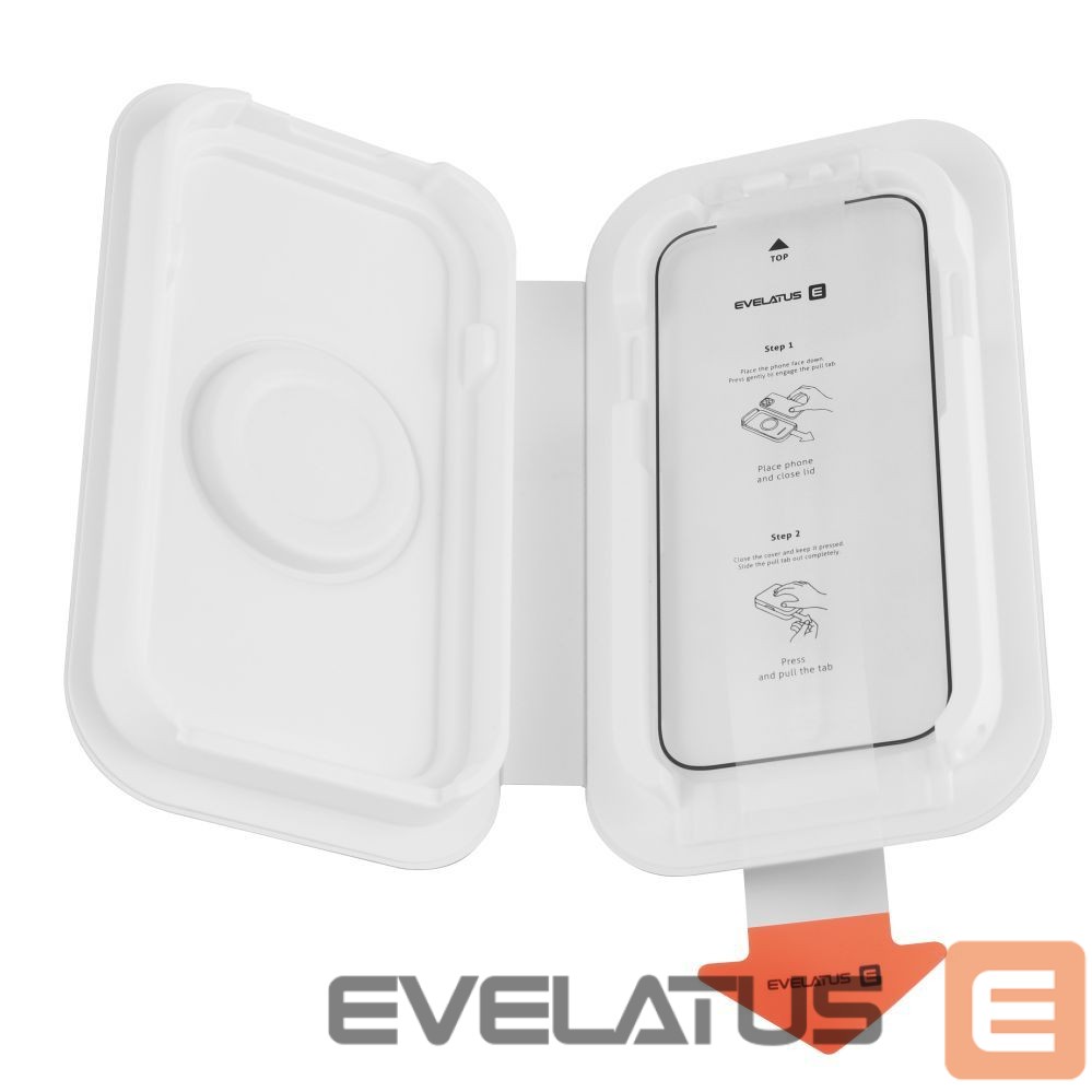 Apsauginiai stiklai Evelatus Apple iPhone 16 Flip Glass Magic Easy Install Box - Screen Protector