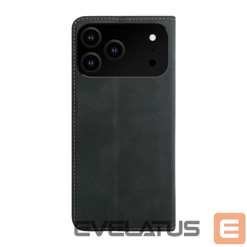Knygos tipo dėklas dėklai Evelatus Apple iPhone 17 Pro Max Book Case Black