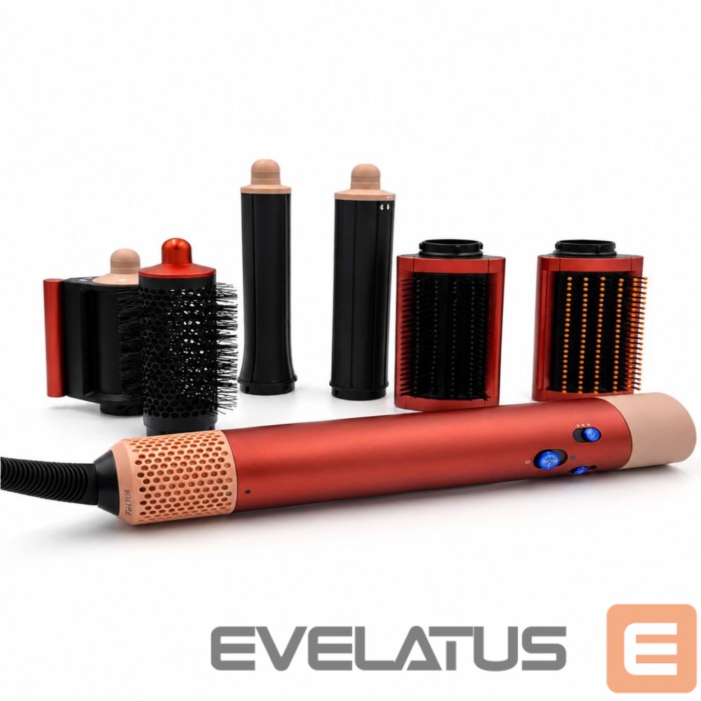 Plaukų formuotojai iLike Air Styling System – 6-in-1 Hair Styling Tool Set - Power 1200W Pink