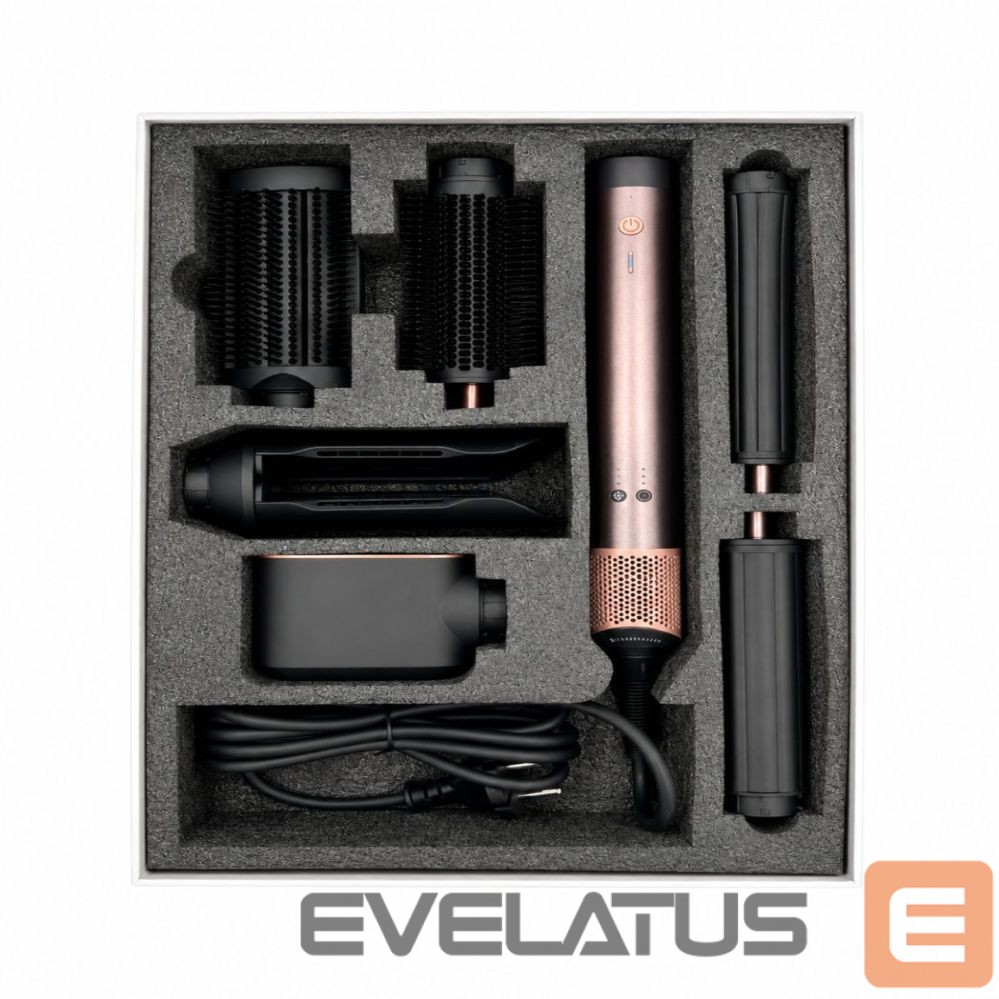 Plaukų formuotojai iLike Auto Hair Curling Styler Power 1700W – Professional Hair Styling Tool with 6 Attachments