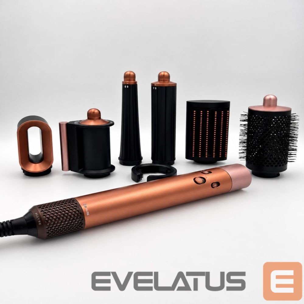 Plaukų formuotojai iLike Air Styling System – 6-in-1 Hair Styling Tool Set - Power 1200W Pink