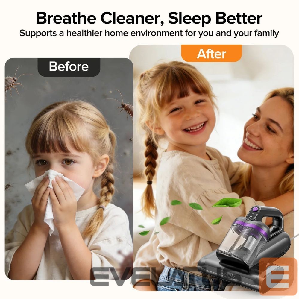 Dulkių siurblys Lubluelu CM208 Anti-Mite UV Mattress Vacuum Cleaner