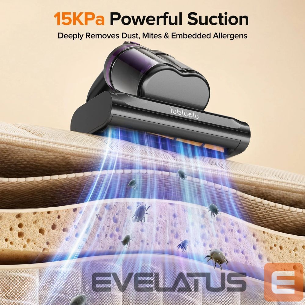 Dulkių siurblys Lubluelu CM208 Anti-Mite UV Mattress Vacuum Cleaner
