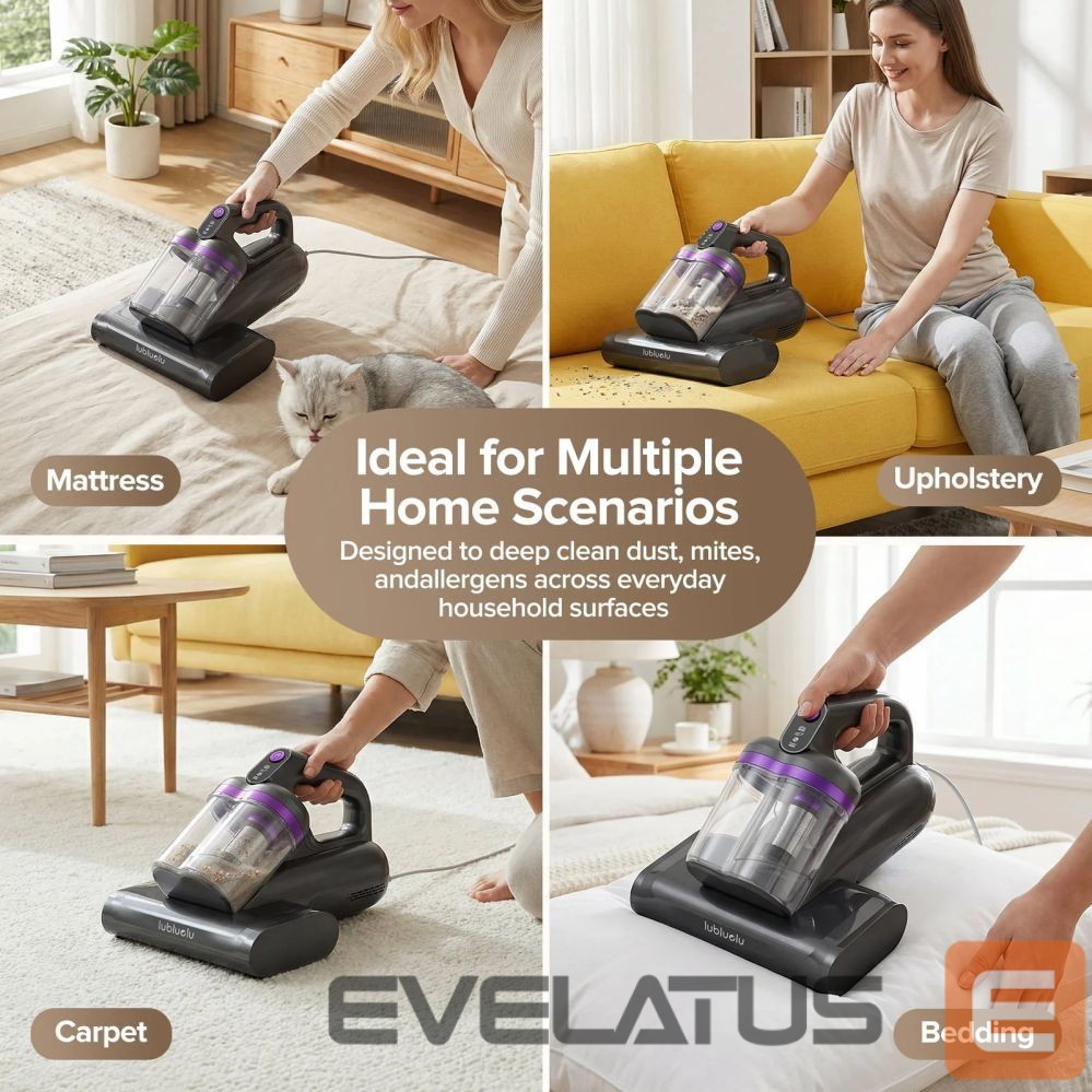 Dulkių siurblys Lubluelu CM208 Anti-Mite UV Mattress Vacuum Cleaner