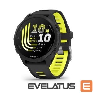 Išmanusis laikrodis Garmin  Forerunner 170 Music, Black with Black/Amp Yellow Band 