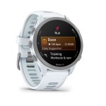Išmanusis laikrodis Garmin  Forerunner 170 Music, Whitestone with Whitestone/Cloud Blue Band 