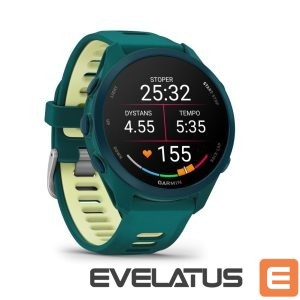 Išmanusis laikrodis Garmin  Forerunner 170 Music, Teal Green with Teal Green/Citron Band 
