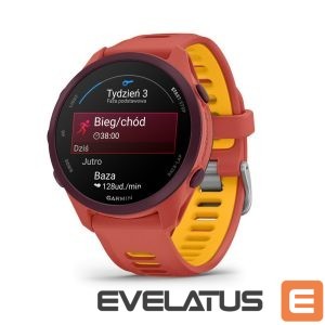 Išmanusis laikrodis Garmin  Forerunner 170 Music, Red Pink with Red Pink/Mango Band 