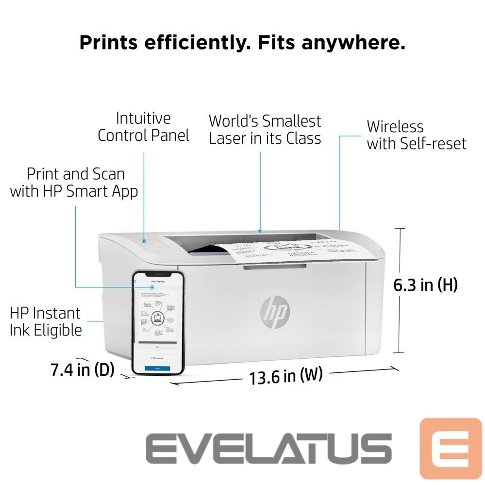 Spausdintuvai HP HP LaserJet M110W Printer